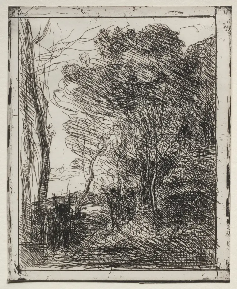 Die gallische Runde von Jean-Baptiste-Camille Corot