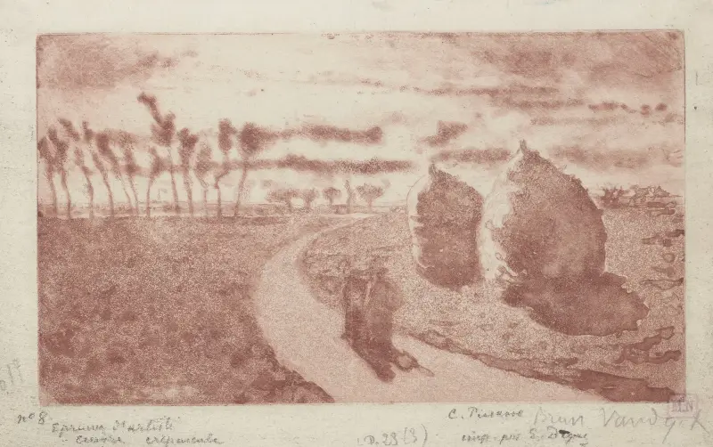 Dämmerung, 1879 von Camille Pissarro