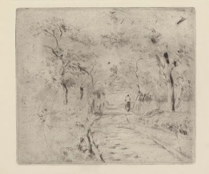 På fälten vid Ennery av Camille Pissarro