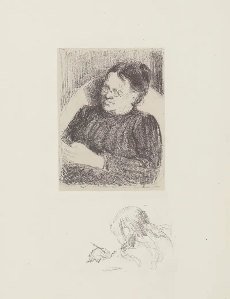 Großmutter (die Frau des Künstlers), 1895 von Camille Pissarro