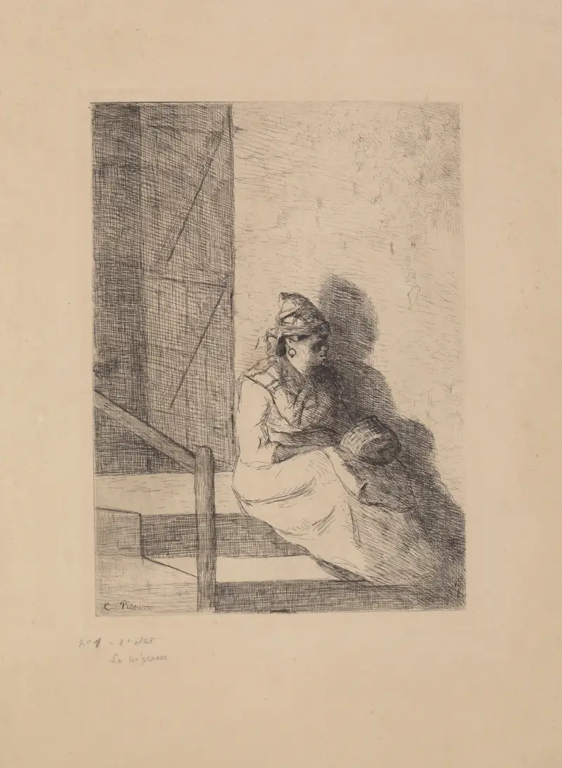 Die Negerin von Camille Pissarro