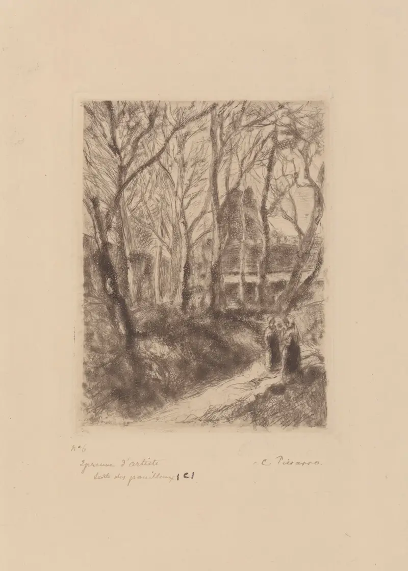 Raggsoparnas stig av Camille Pissarro