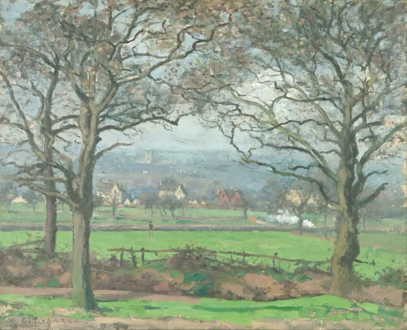 Nära Sydenham Hill av Camille Pissarro