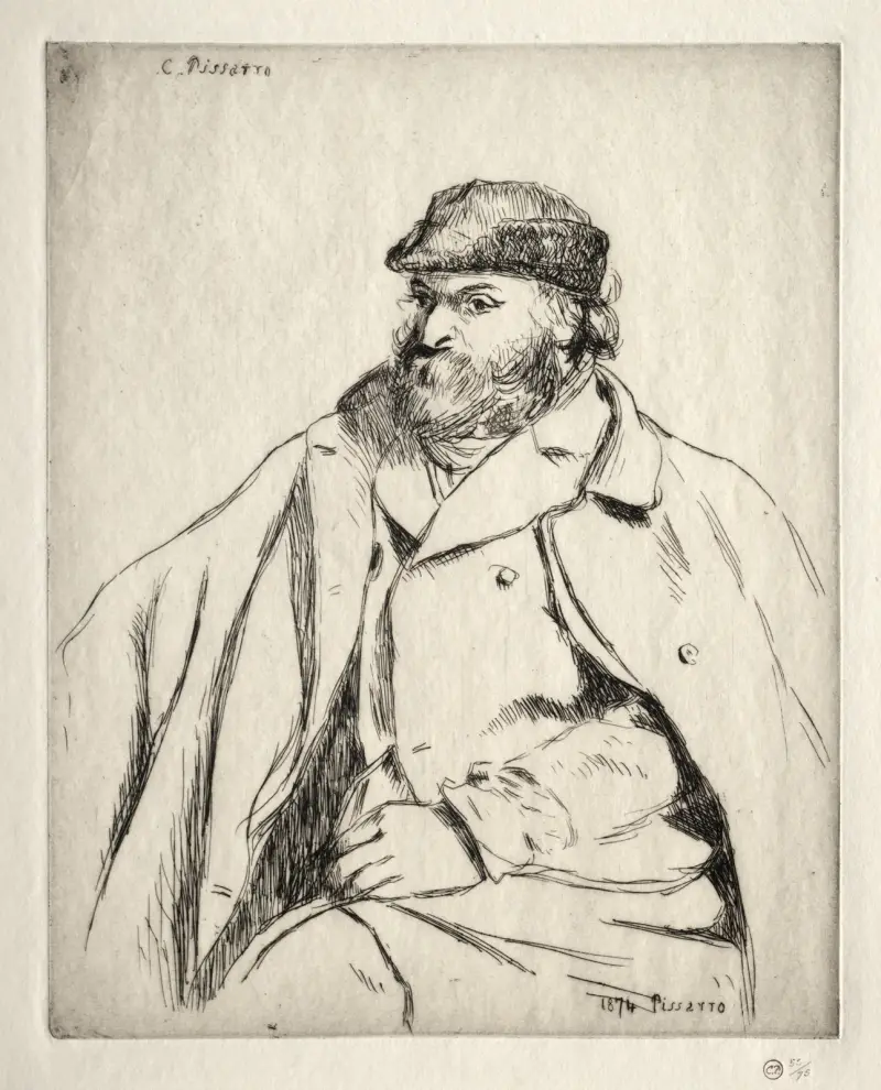 Paul Cézanne av Camille Pissarro