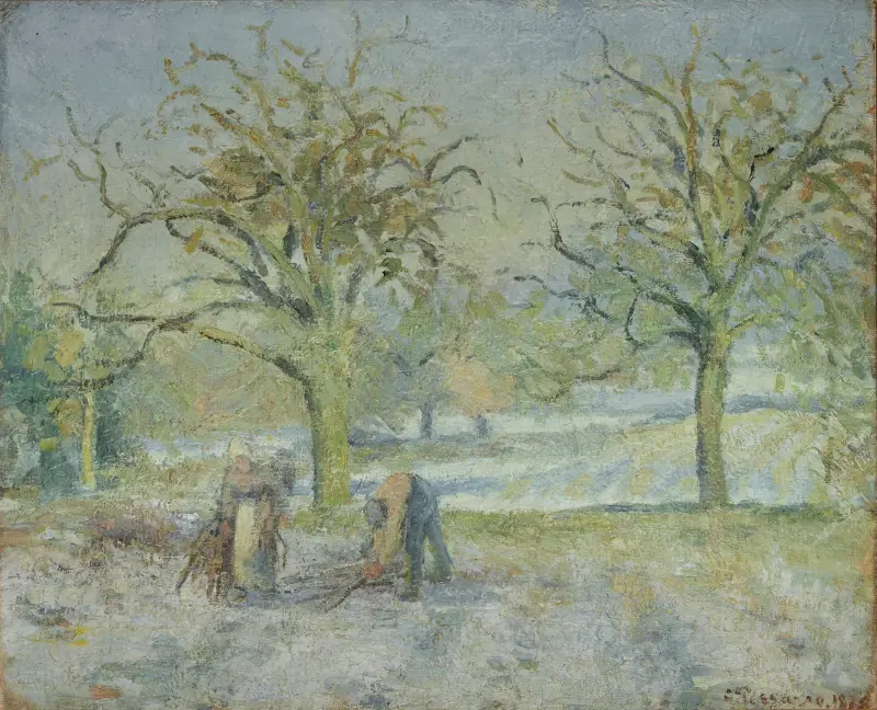 Paysage d’Hiver av Camille Pissarro