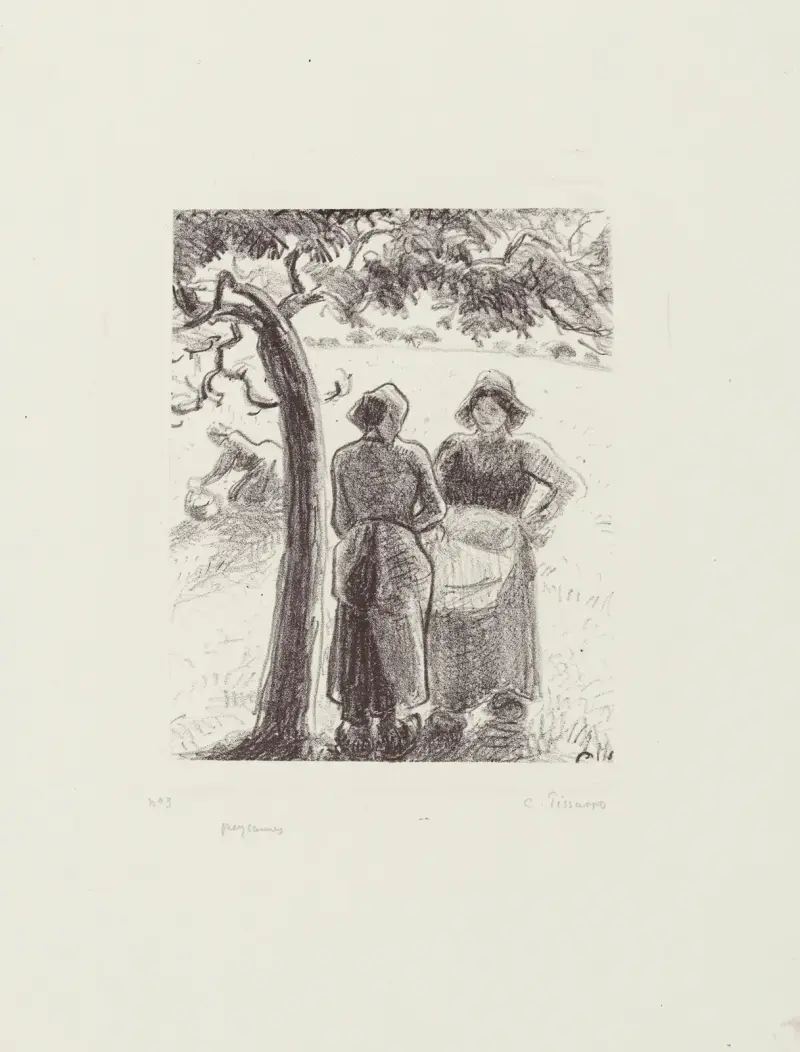 Bäuerinnen von Camille Pissarro
