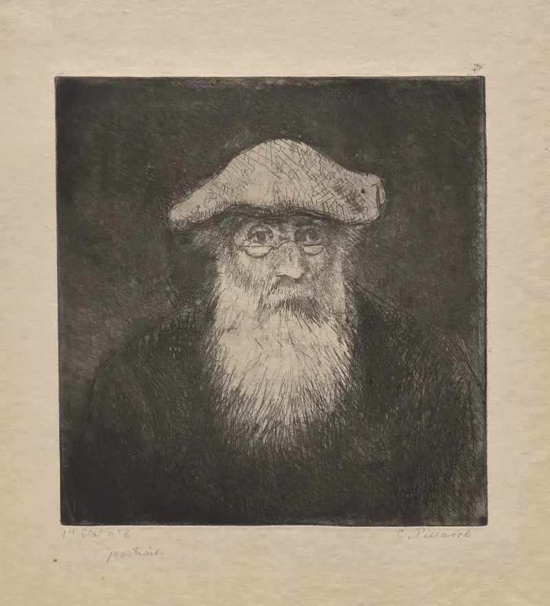 Self-Portrait, 1890 av Camille Pissarro