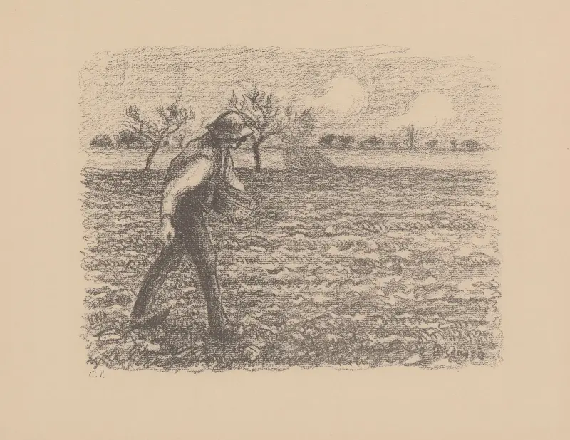 Semeur av Camille Pissarro