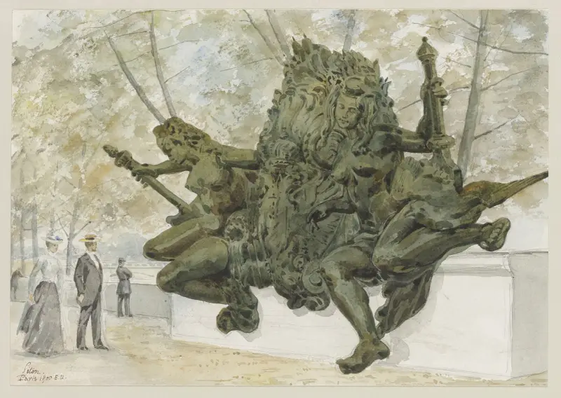 Armes de Russie du Pont Alexandre III av Camille Piton