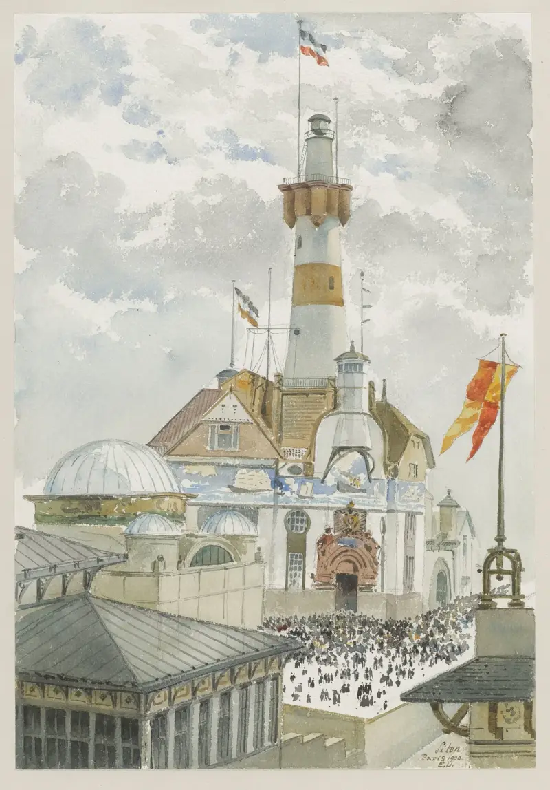 Phare de Roter Sand (Allemagne) av Camille Piton