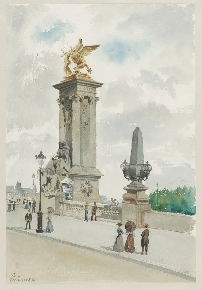 Pylone du Pont Alexandre III av Camille Piton