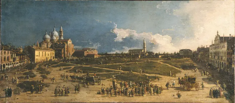 Prà della Valle in Padua von Canaletto