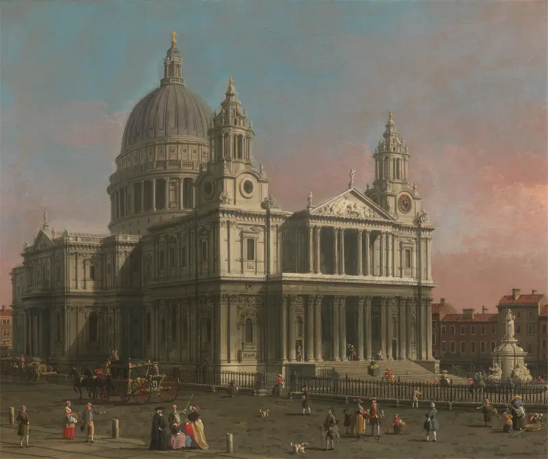Katedrála sv. Pavla, Canaletto