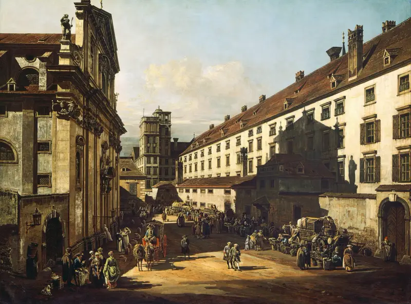 Wien, Dominikanska kyrkan av Canaletto