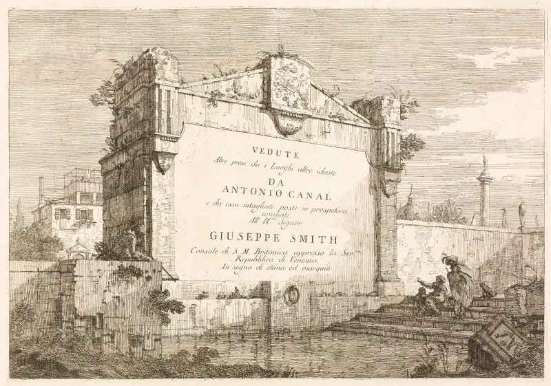 Views – Title Page av Canaletto