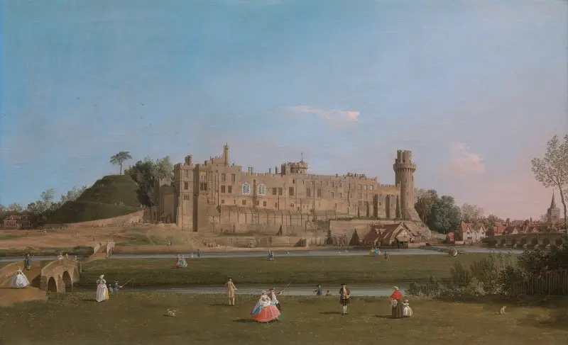 Zamek Warwick, Canaletto