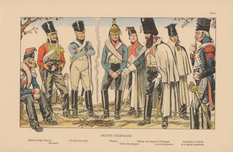 Récits D’espagne. 1810 av Caran d'Ache