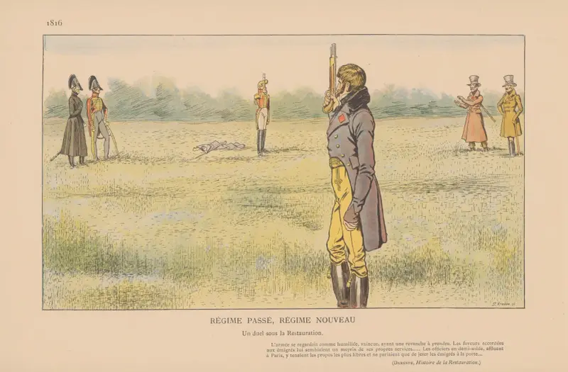 Gammalt system, nytt system. 1816 av Caran d'Ache