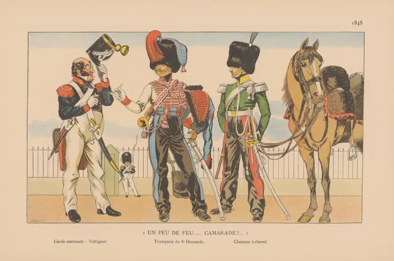 Un Peu de Feu… Camarade. 1848 av Caran d'Ache