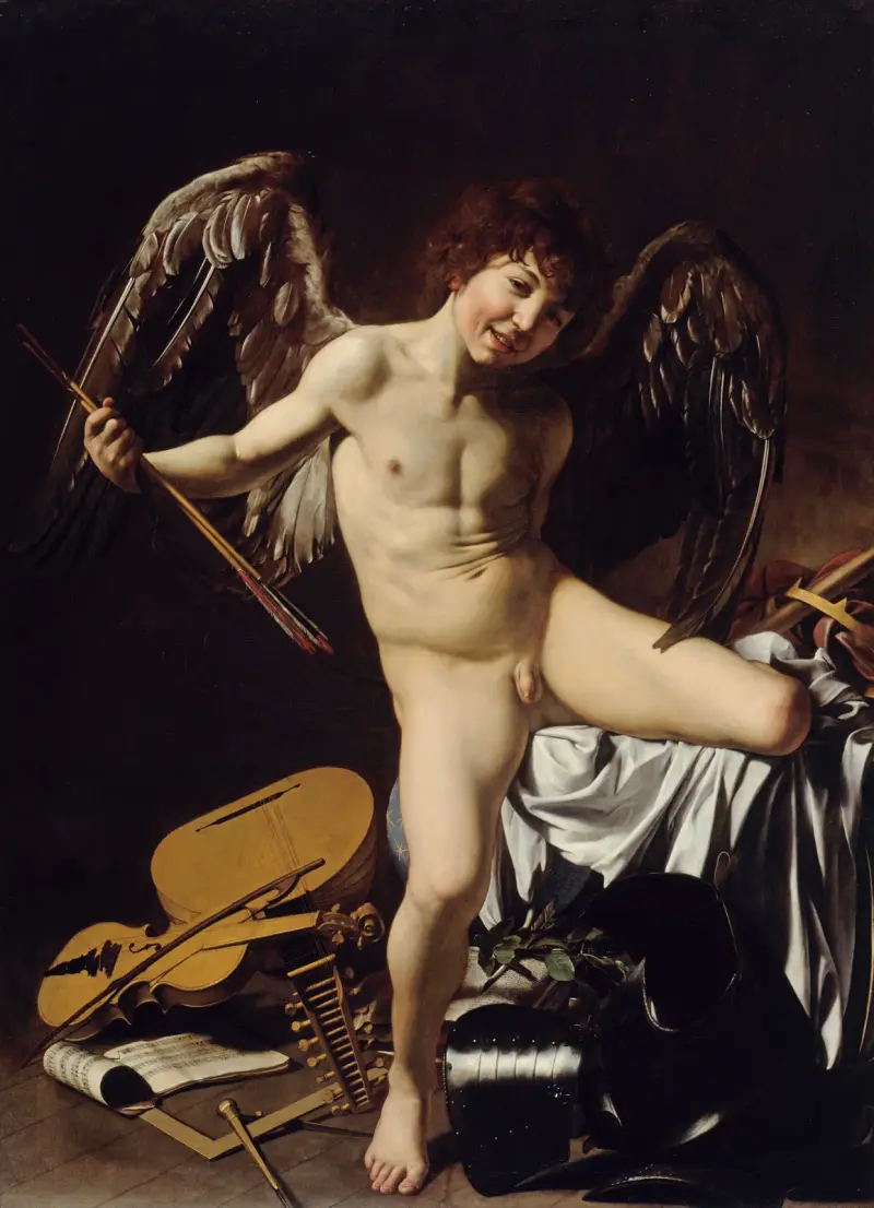 Amor Vincit Omnia av Caravaggio
