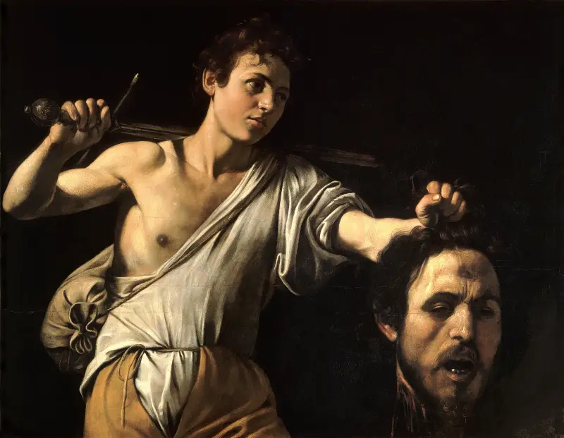 David med Goljats huvud av Caravaggio