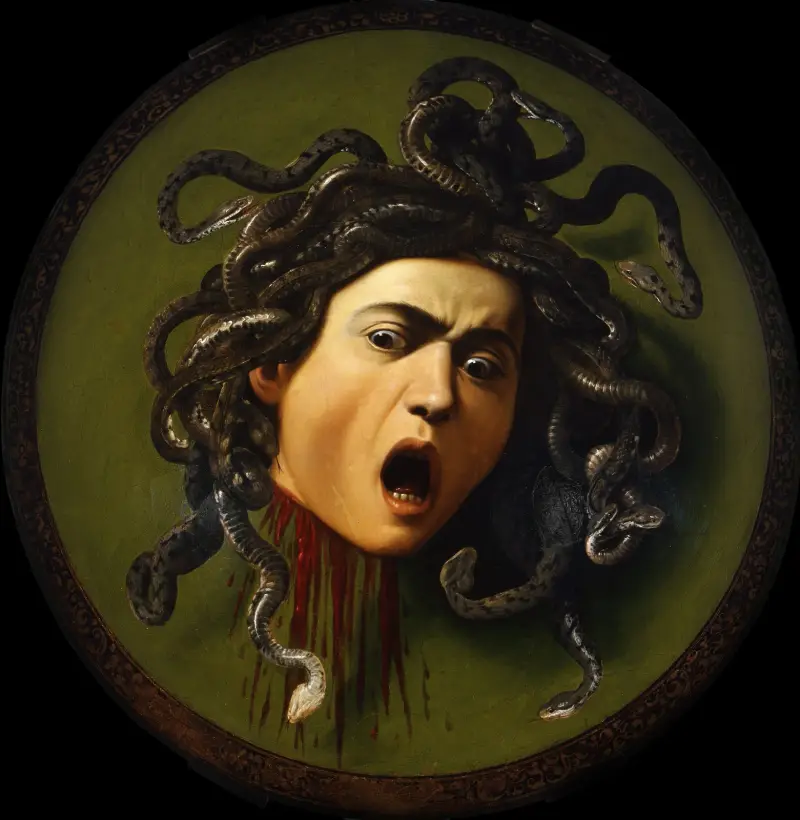 Meduza, Caravaggio