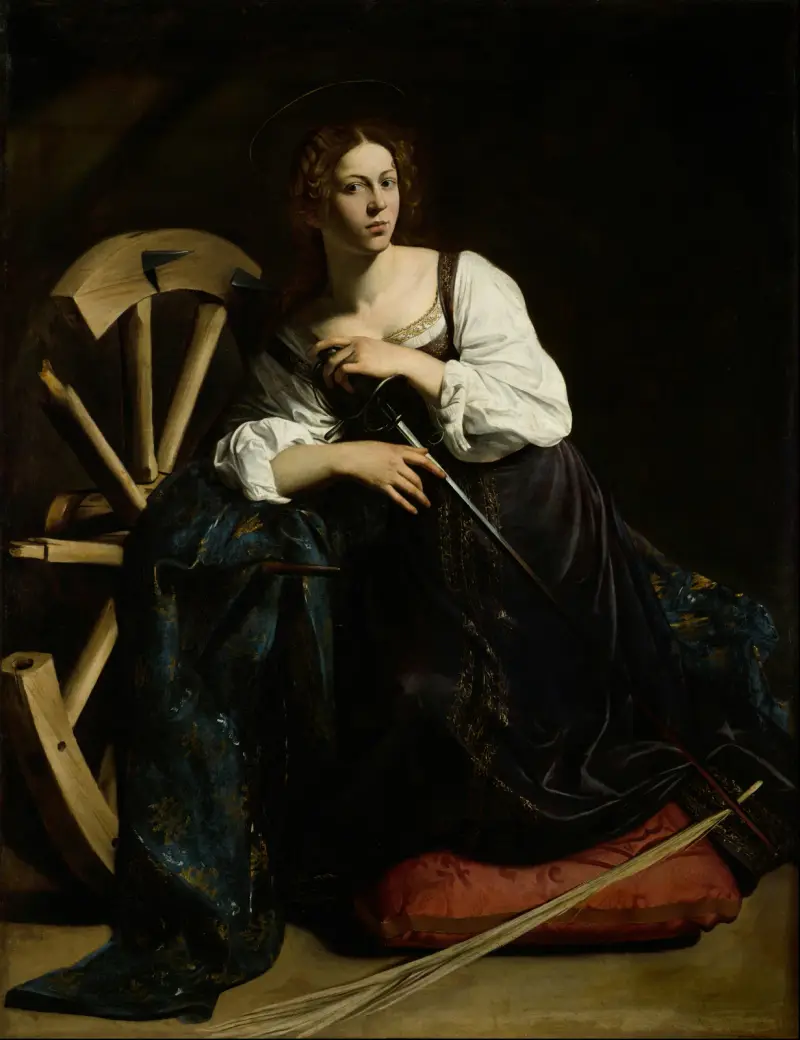 Saint Catherine of Alexandria av Caravaggio