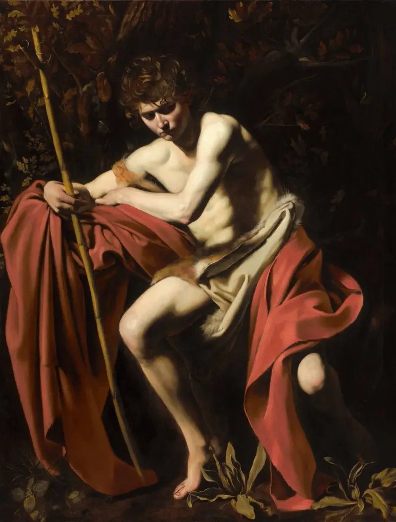Johannes Döparen i öknen av Caravaggio