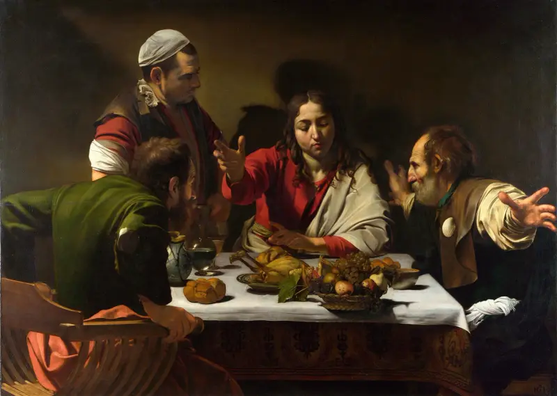 Supper at Emmaus av Caravaggio