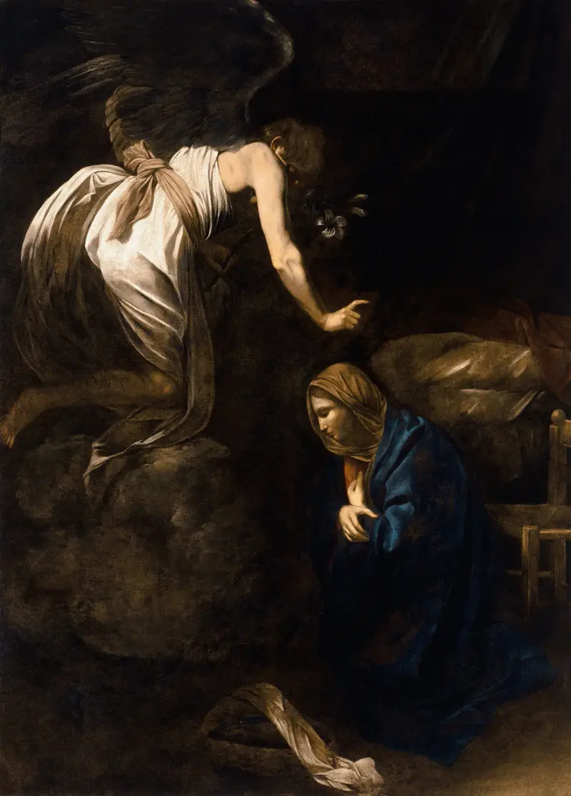 Zwiastowanie, Caravaggio