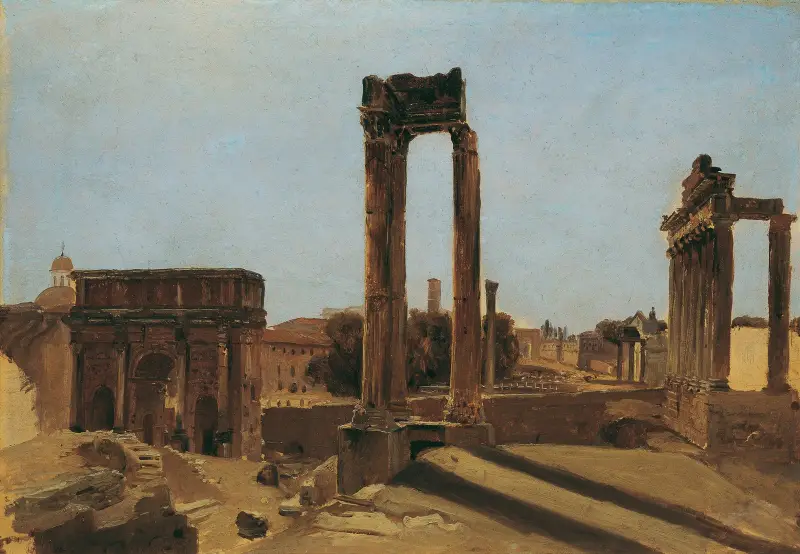 Forum Romanum, Carl Blechen