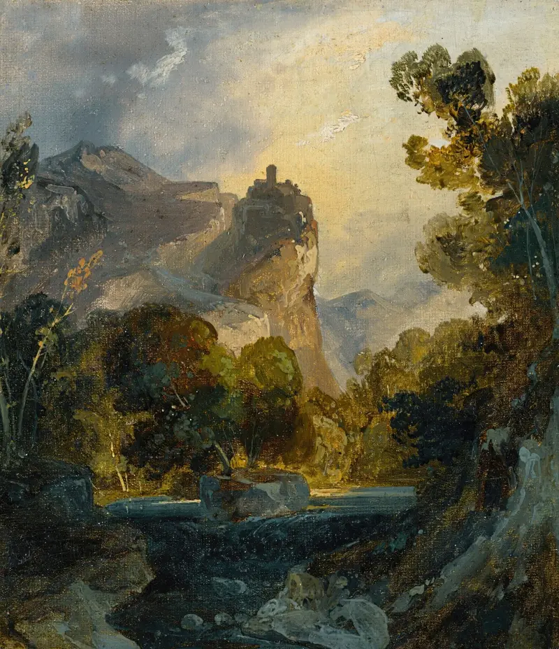 Italian Landscape av Carl Blechen