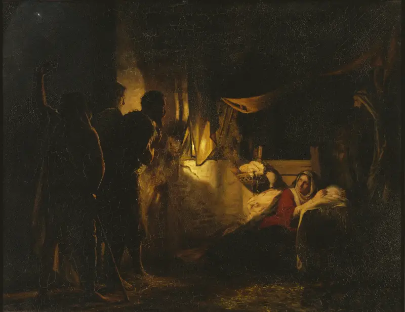 Anbetung der Hirten, 1882 von Carl Bloch