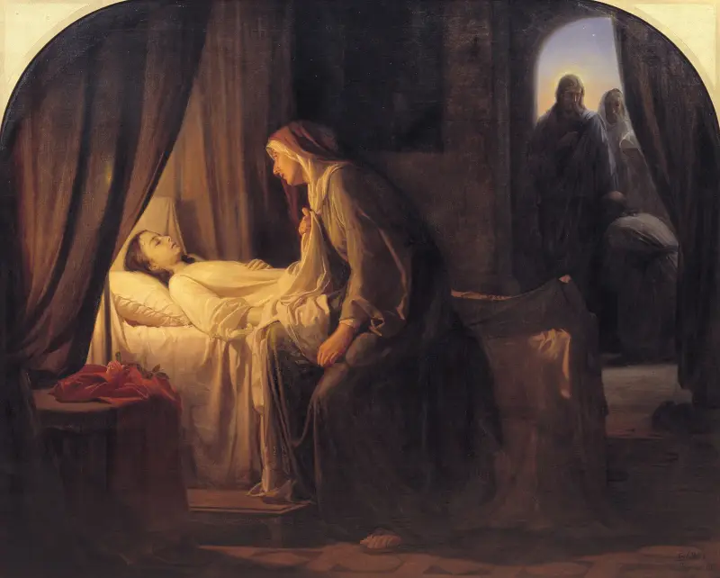 Jairi dotter av Carl Bloch