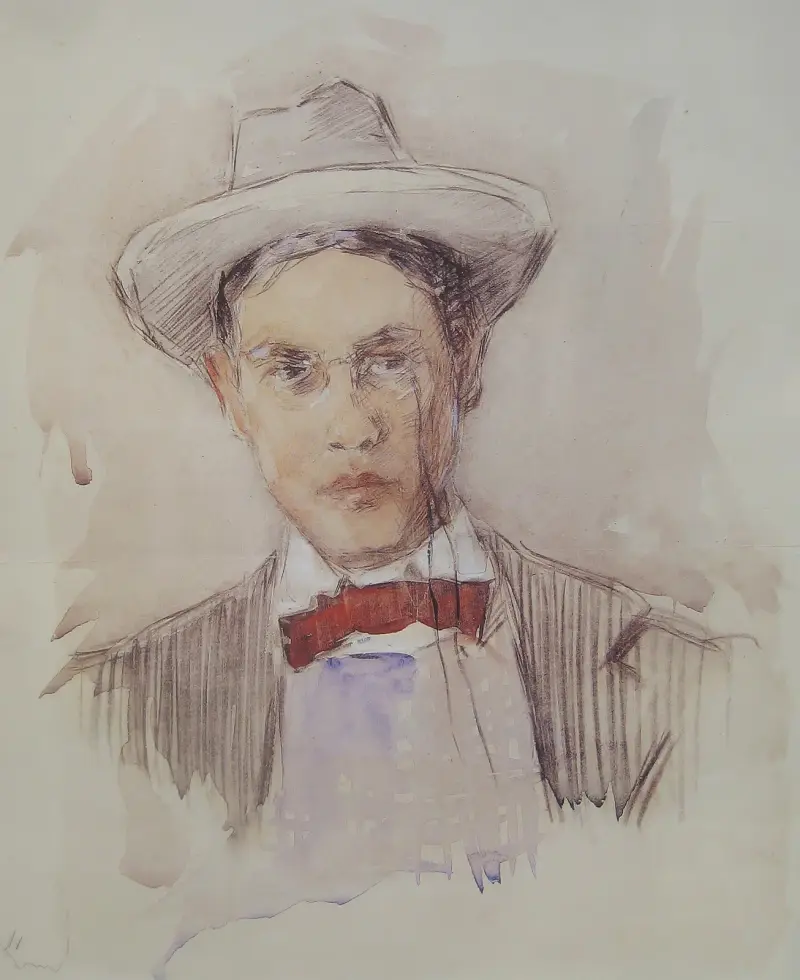 Autoportrét, Frederick Carl Frieseke