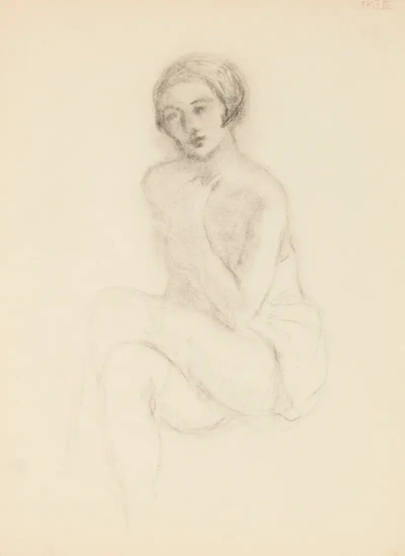 Skissbok, skiss 4 av Frederick Carl Frieseke