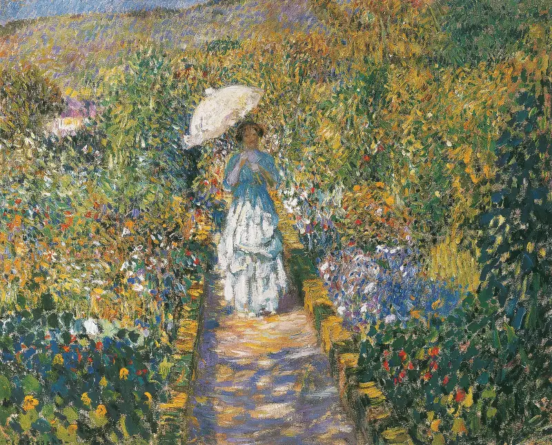 Zahradní cesta, Frederick Carl Frieseke