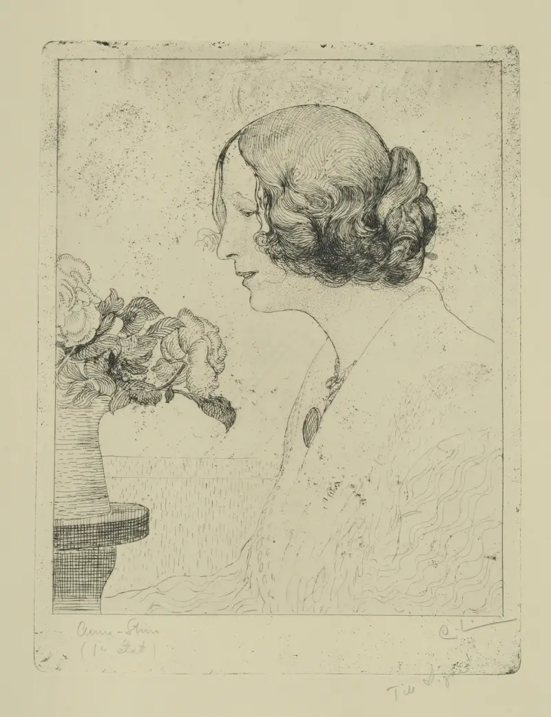 Anna-Stina Alkman av Carl Larsson