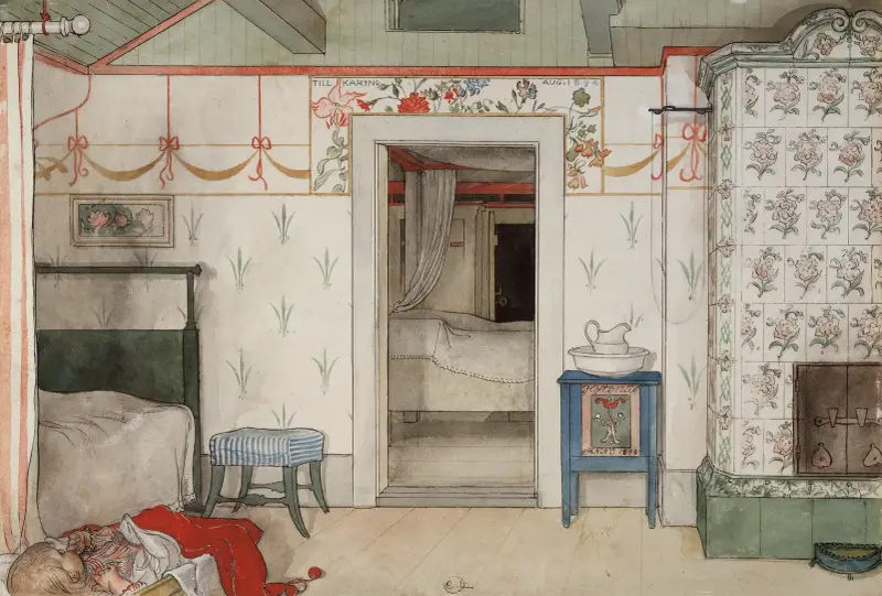 Britiny šlofíky, Carl Larsson
