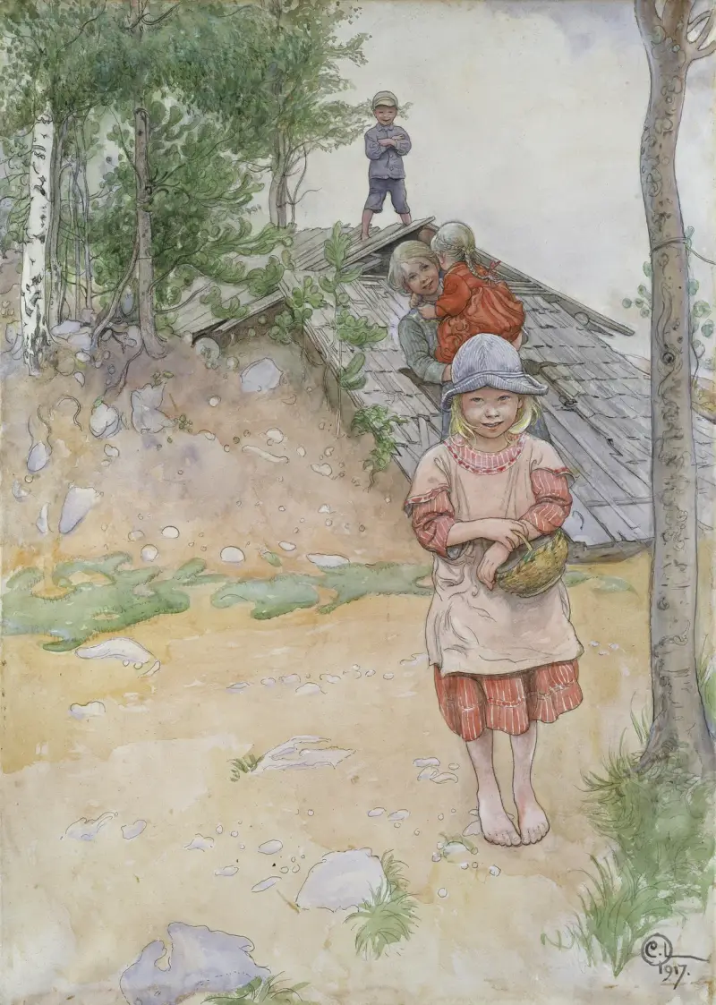 U sklepa, Carl Larsson
