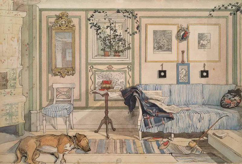 Útulný koutek, Carl Larsson