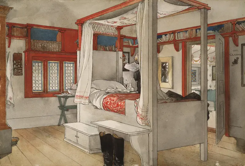 Tatus rum, Carl Larsson