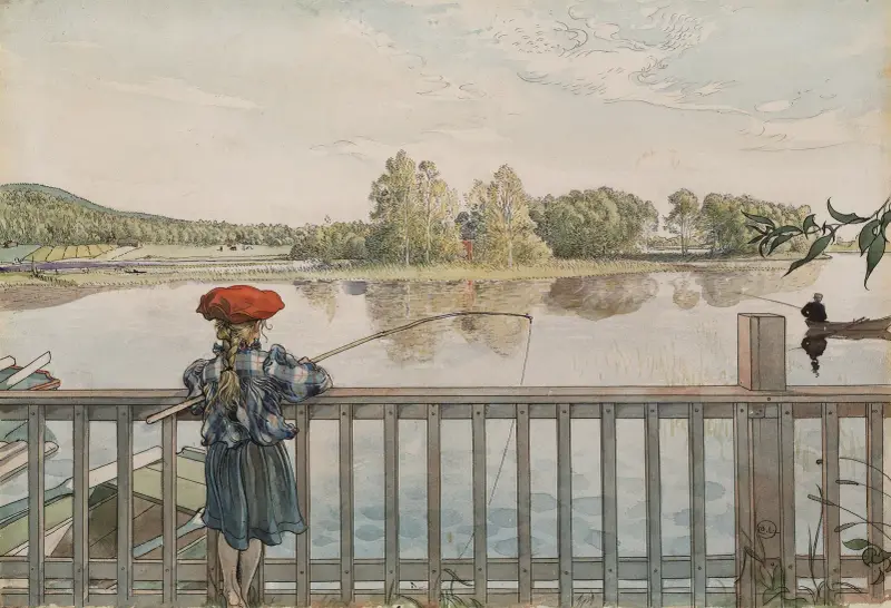 Lisbeth Angling av Carl Larsson