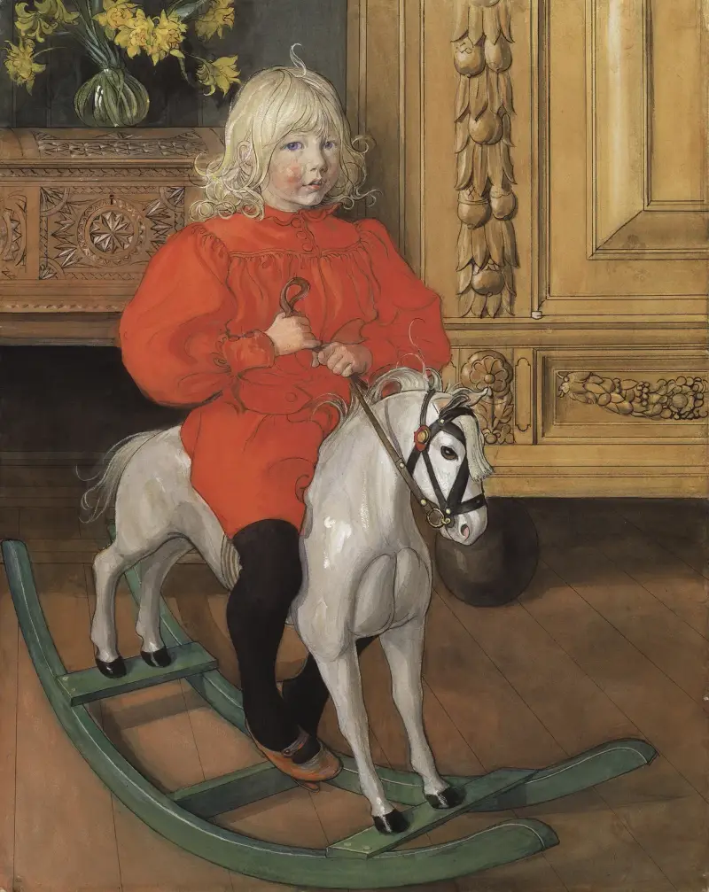 „Murre“. Porträt von Casimir Laurin von Carl Larsson