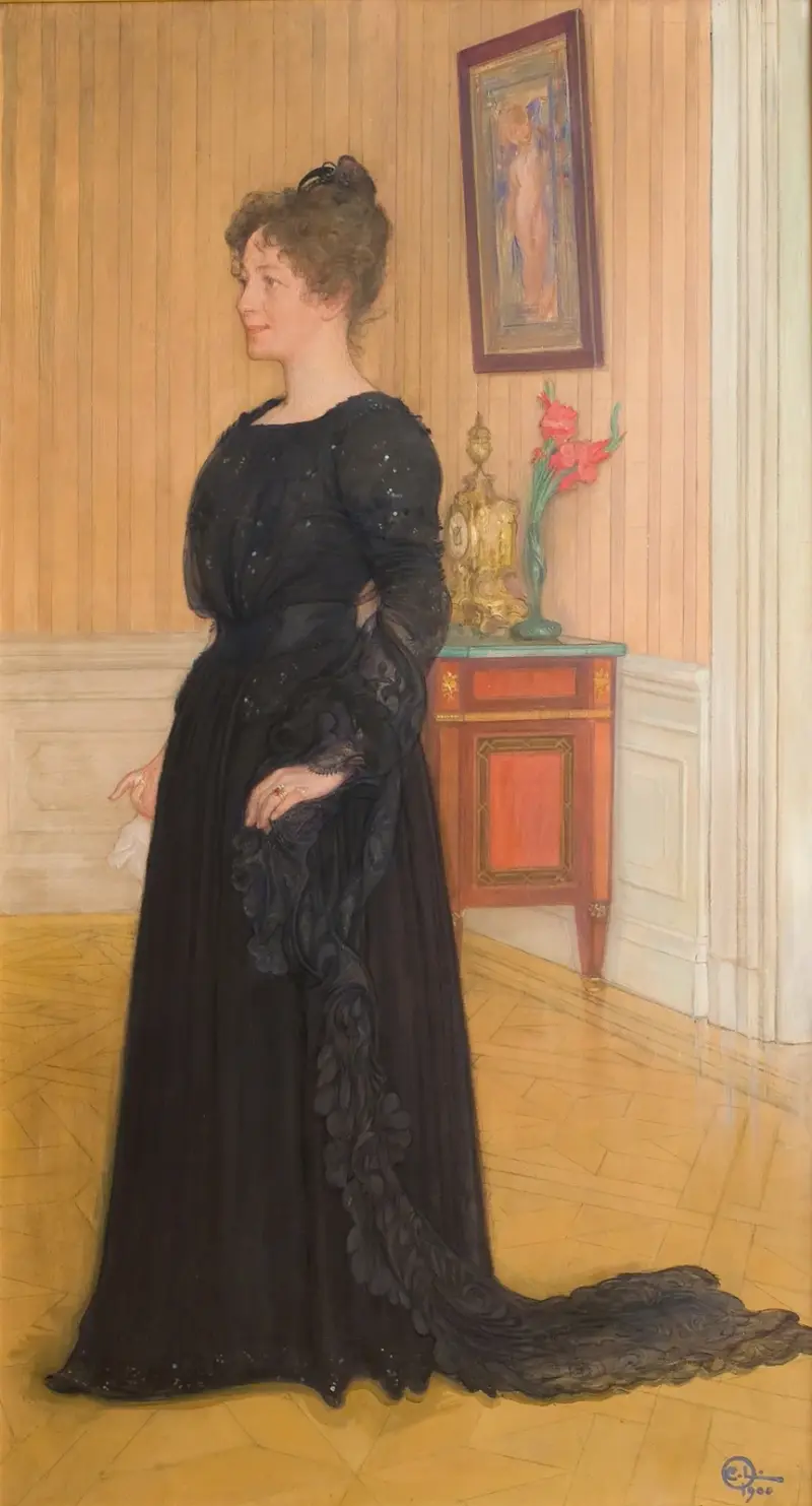 Porträtt av fru Signe Thiel, 1900 – nr 1 av Carl Larsson