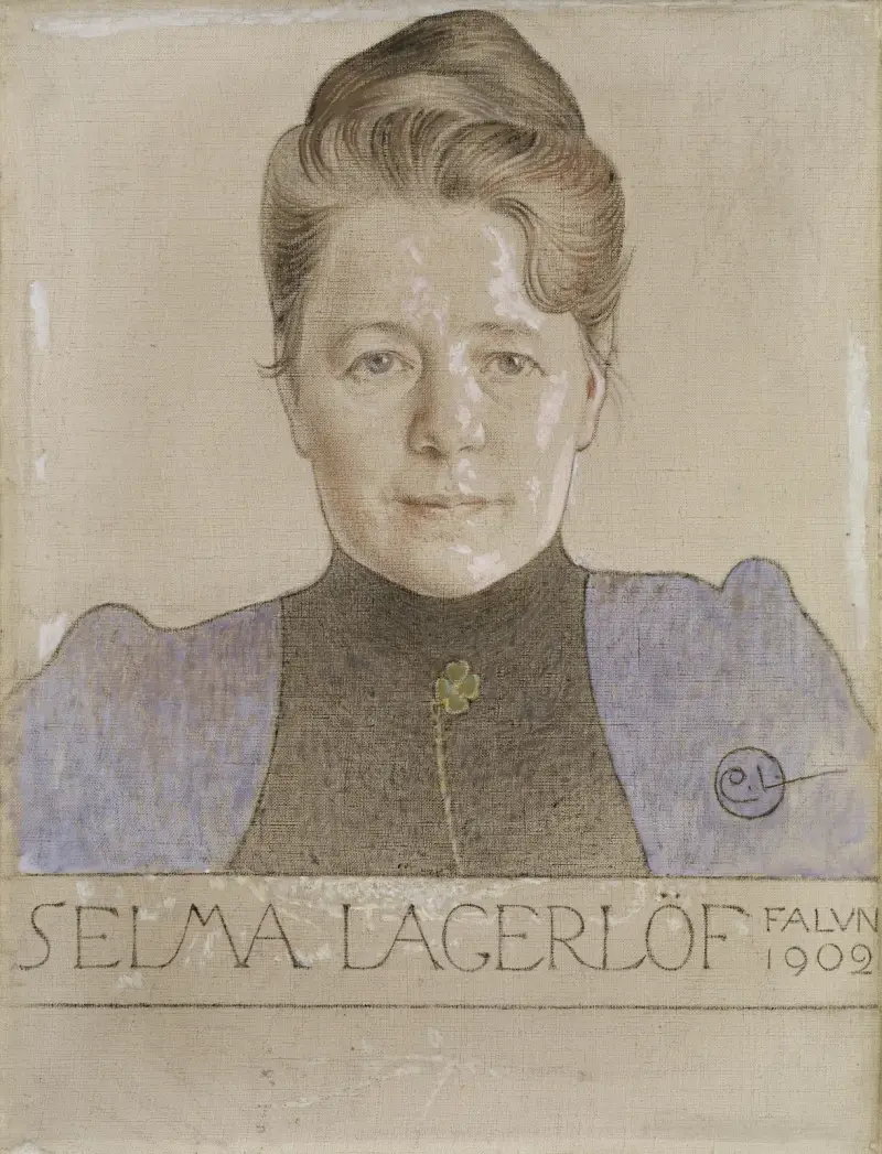 Die Schriftstellerin Selma Lagerlöf von Carl Larsson