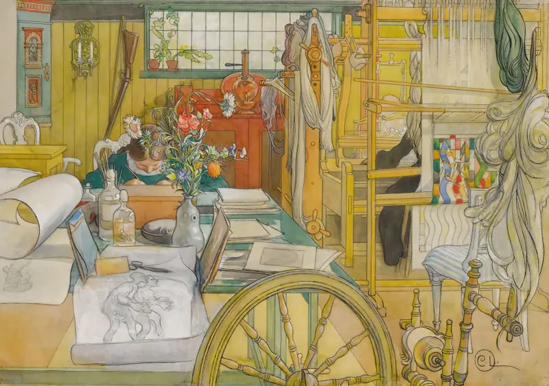 Die Werkstatt von Carl Larsson