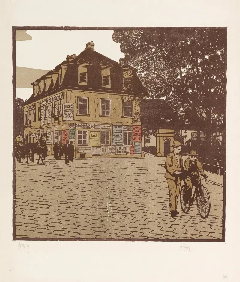 Grinzing von Carl Moll