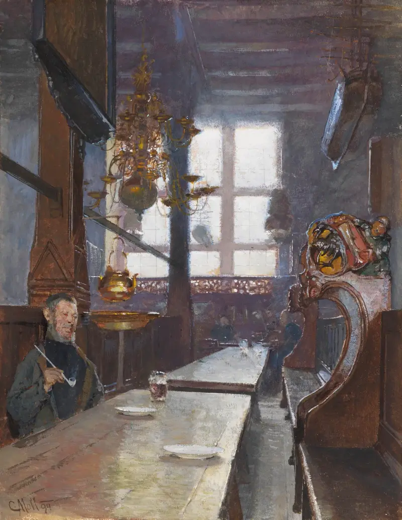 Schifferhaus i Lübeck av Carl Moll