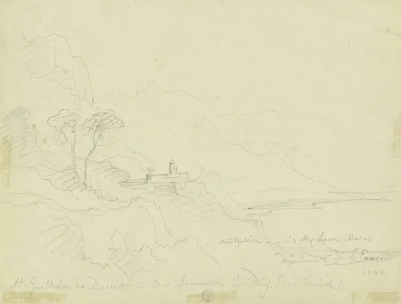 Saint-Guilhem-le-Désert, 1841 – nr 2 av Carl Morgenstern